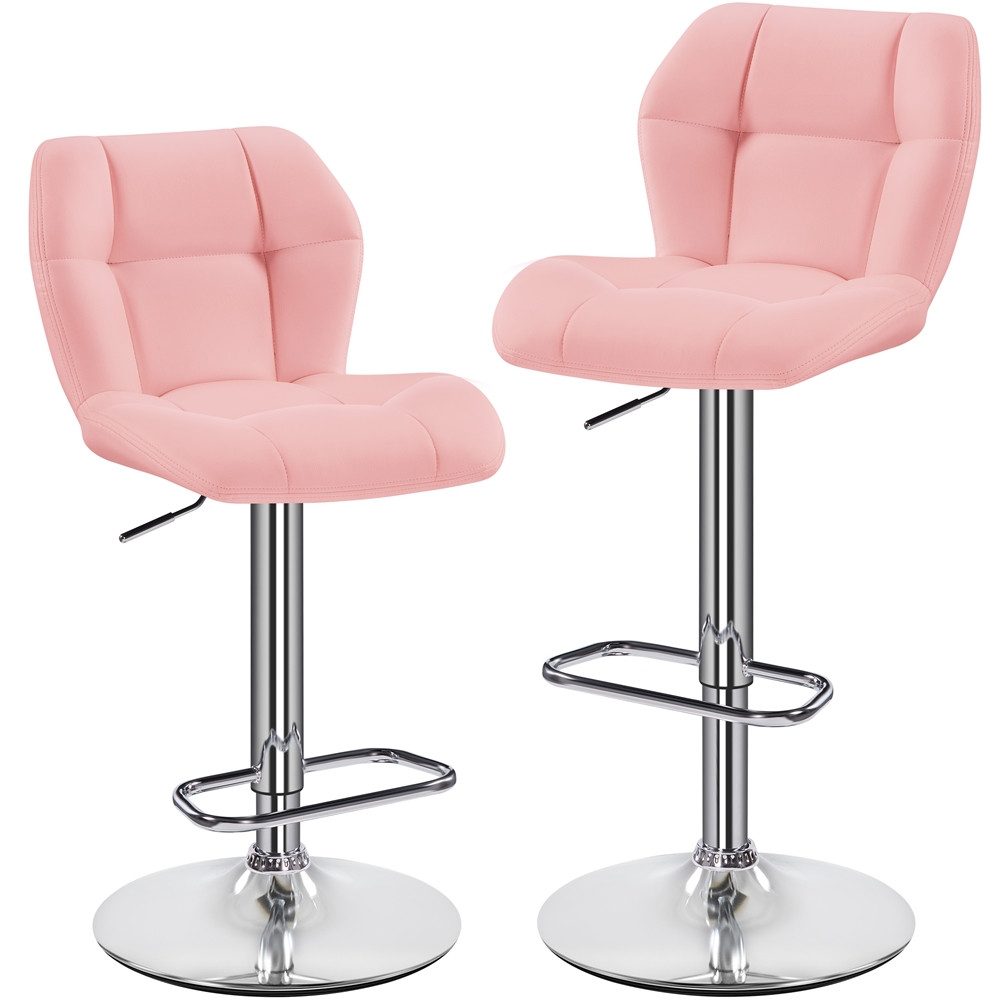 Yaheetech Barhocker 360° Drehbare Hocker mit Fußstütze (2 St), 1/2/4/6er-Set Barstühle Küchenstühle Bistrohocker höhenverstellbar
