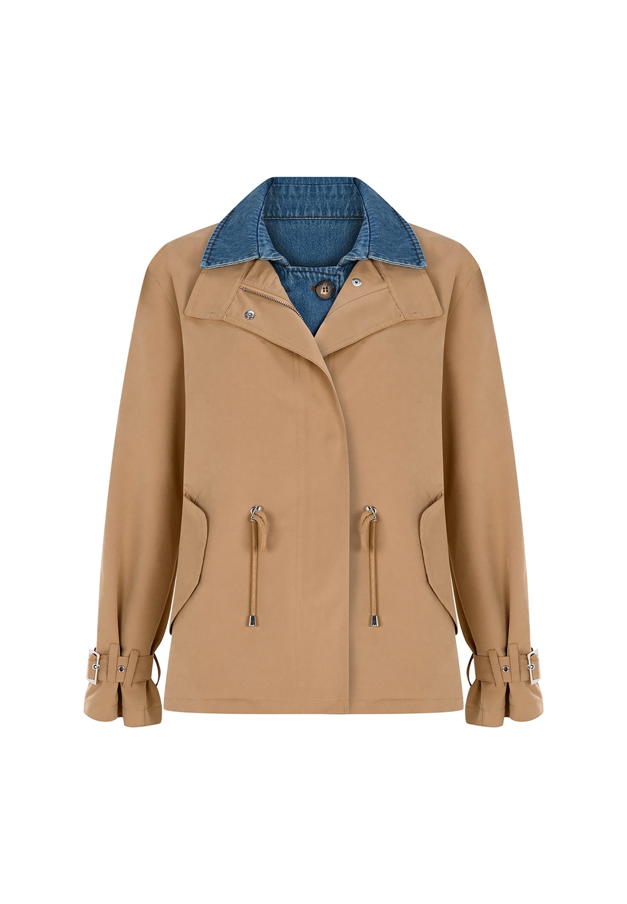 freshlions Trenchcoat Zelda (1-tlg) mit stilvollem Reverskragen – Bild 5 von 5