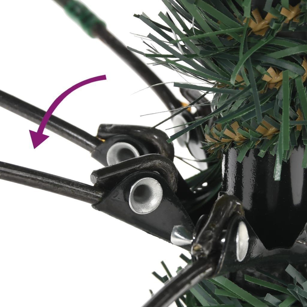 120 Grün cm Weihnachtsbaum mit furnicato PVC Ständer Künstlicher