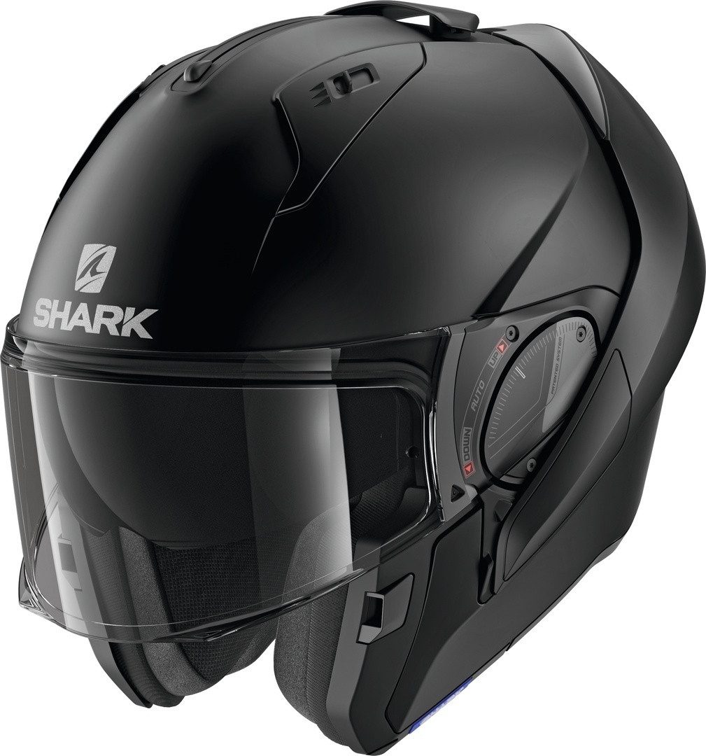 Shark Motorradhelm Evo-ES Blank Klapphelm, integriertes Sonnenvisier