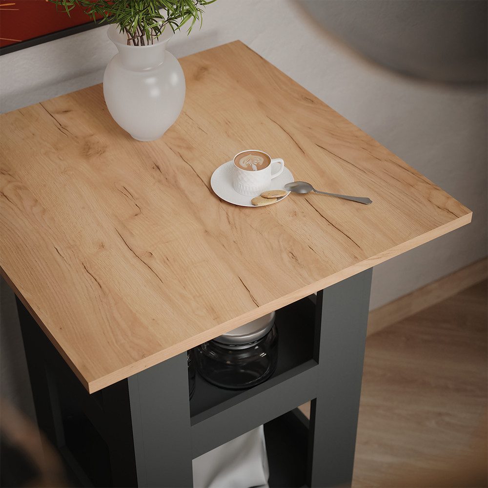 Vicco Esstisch Repose, 65 X 65 Cm, Anthrazit Produktbild-Vorschau 9