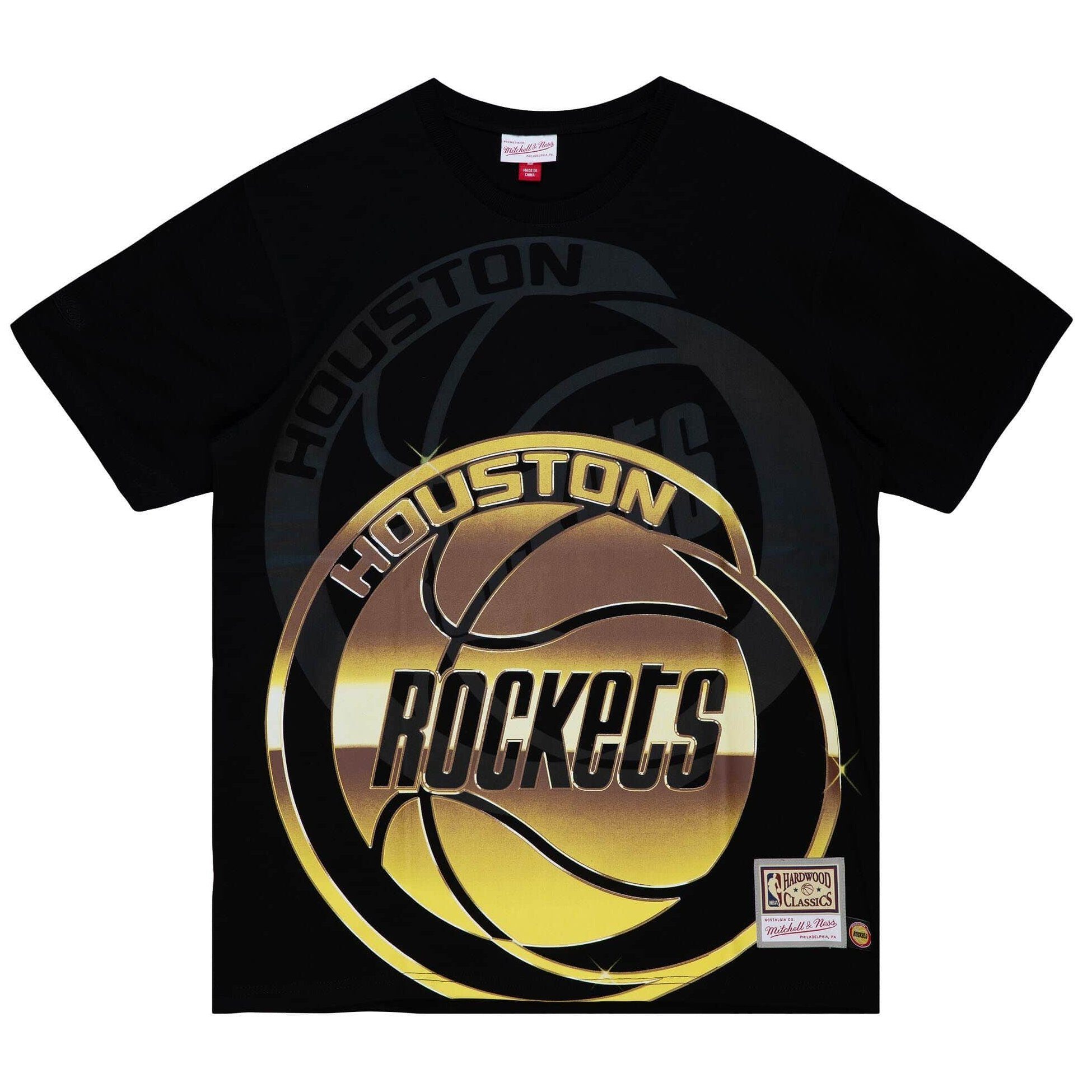 Mitchell & Print-Shirt 4.0 Rockets BIG FACE Ness Houston