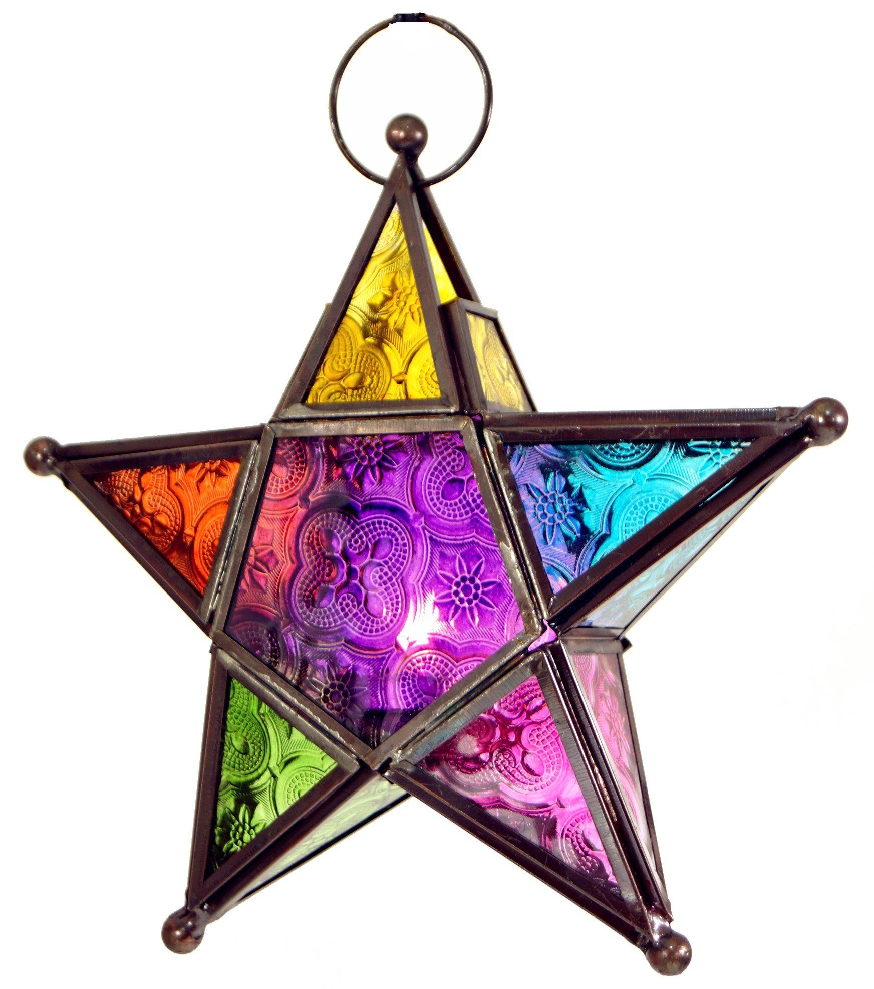 Guru-Shop Windlicht Orientalischer Glas Stern in marrokanischem.. günstig online kaufen