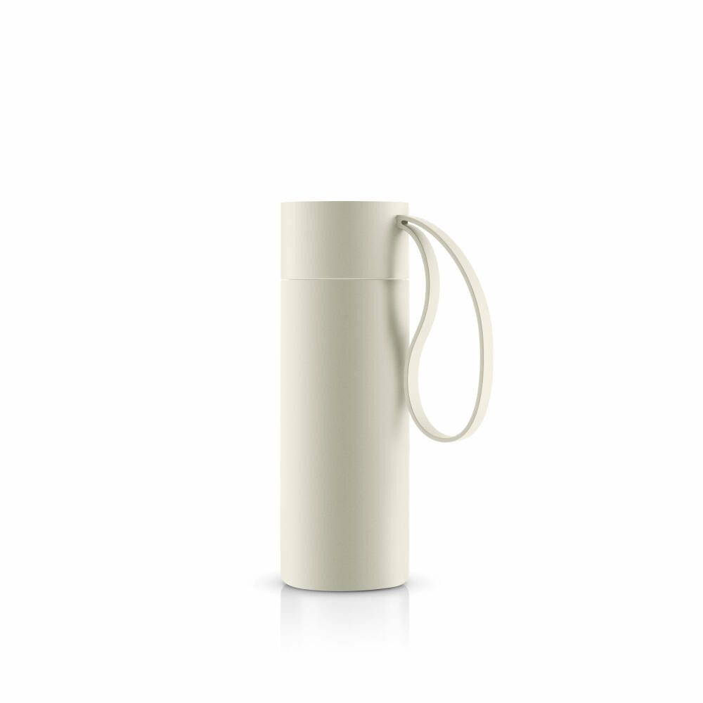 Eva Solo Thermobecher To Go Cup Coconut, 350 ml, Edelstahl (90% recycled), Kunststoff, Silikon