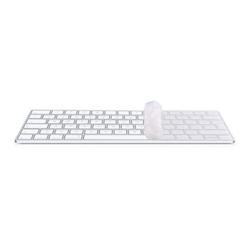 kwmobile Aufbewahrungstasche Silikon Tastaturschutz für Apple Magic Keyboard (1-tlg), QWERTZ Keyboard Cover Abdeckung - Transparent