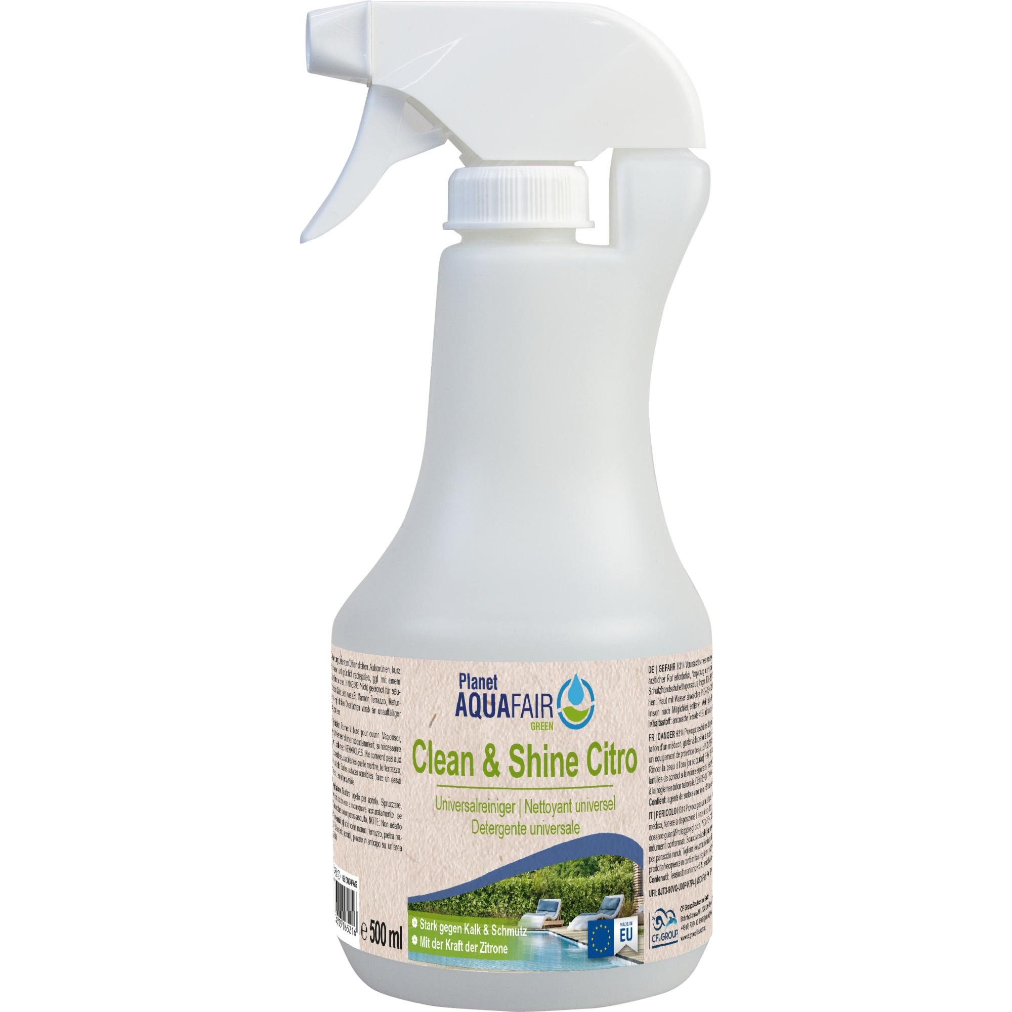 Planet Aquafair Green Poolpflege Clean & Shine Citro 500 ml