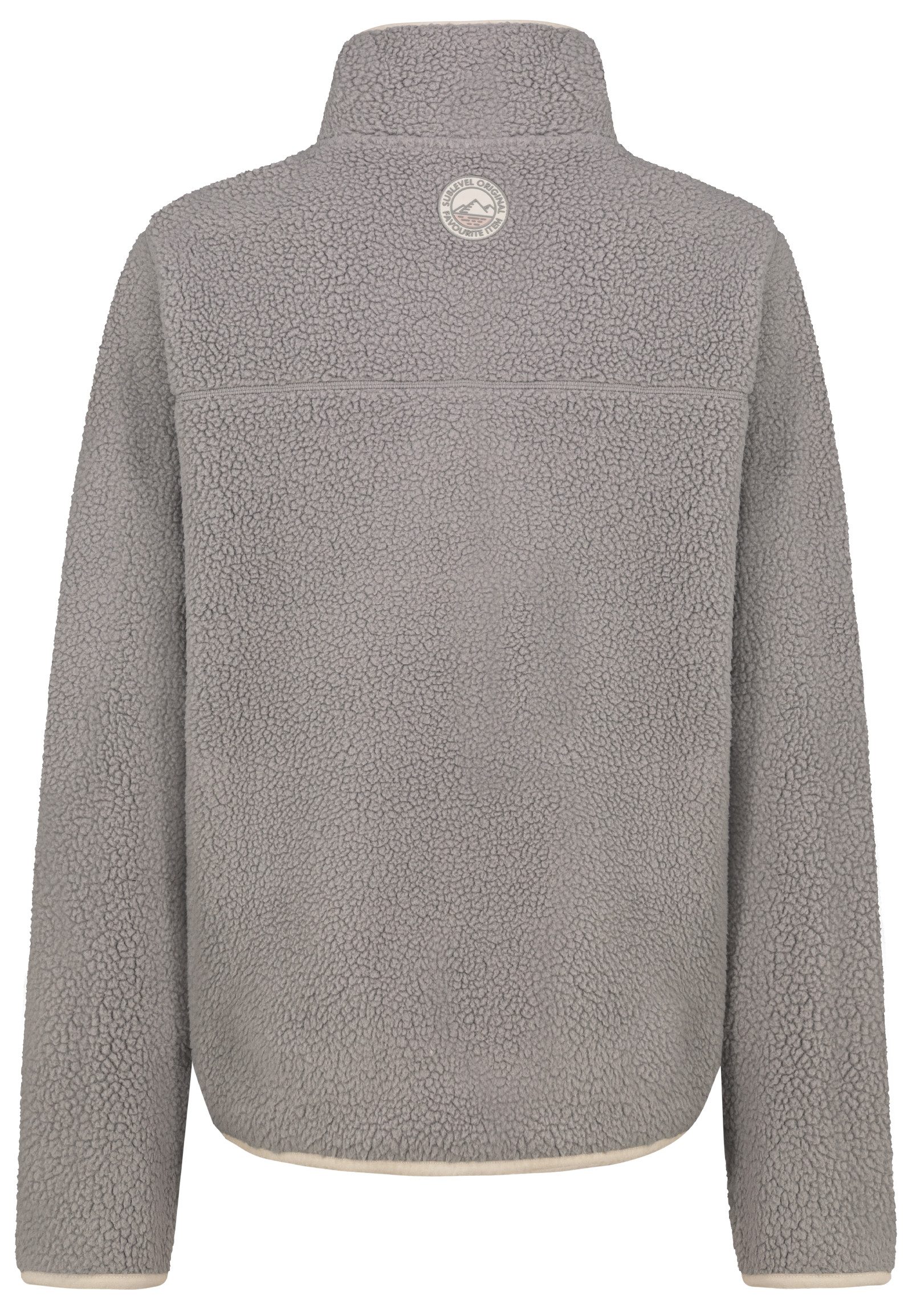 SUBLEVEL Fleecejacke Damen Teddyfleece Kuschelig Übergangsjacke Jacke Outdo günstig online kaufen