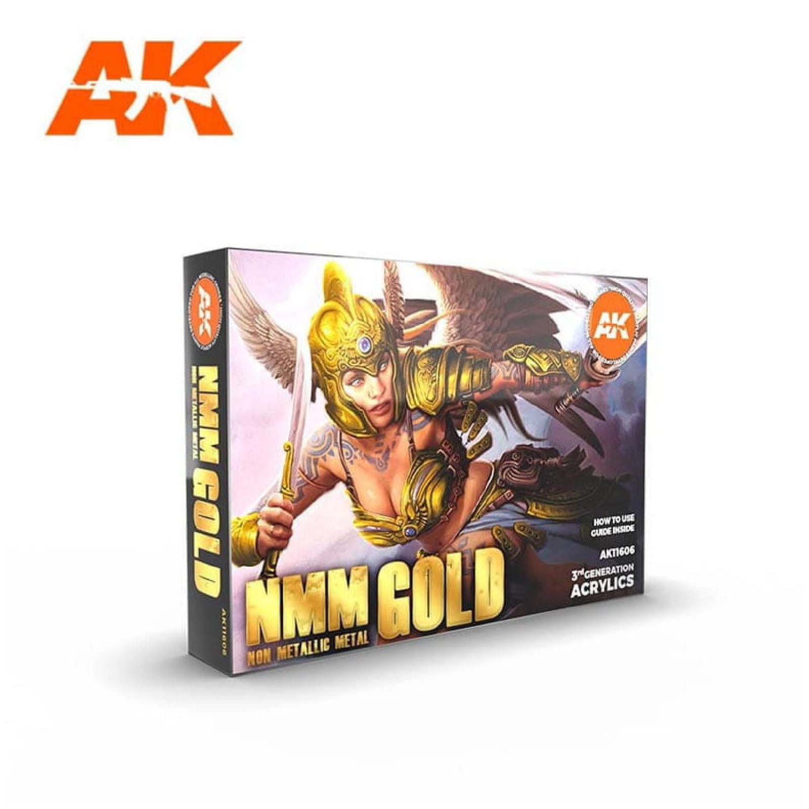 Modellbausatz Paint Set: NMM (NON METALLIC METAL) GOLD (6x17ml)