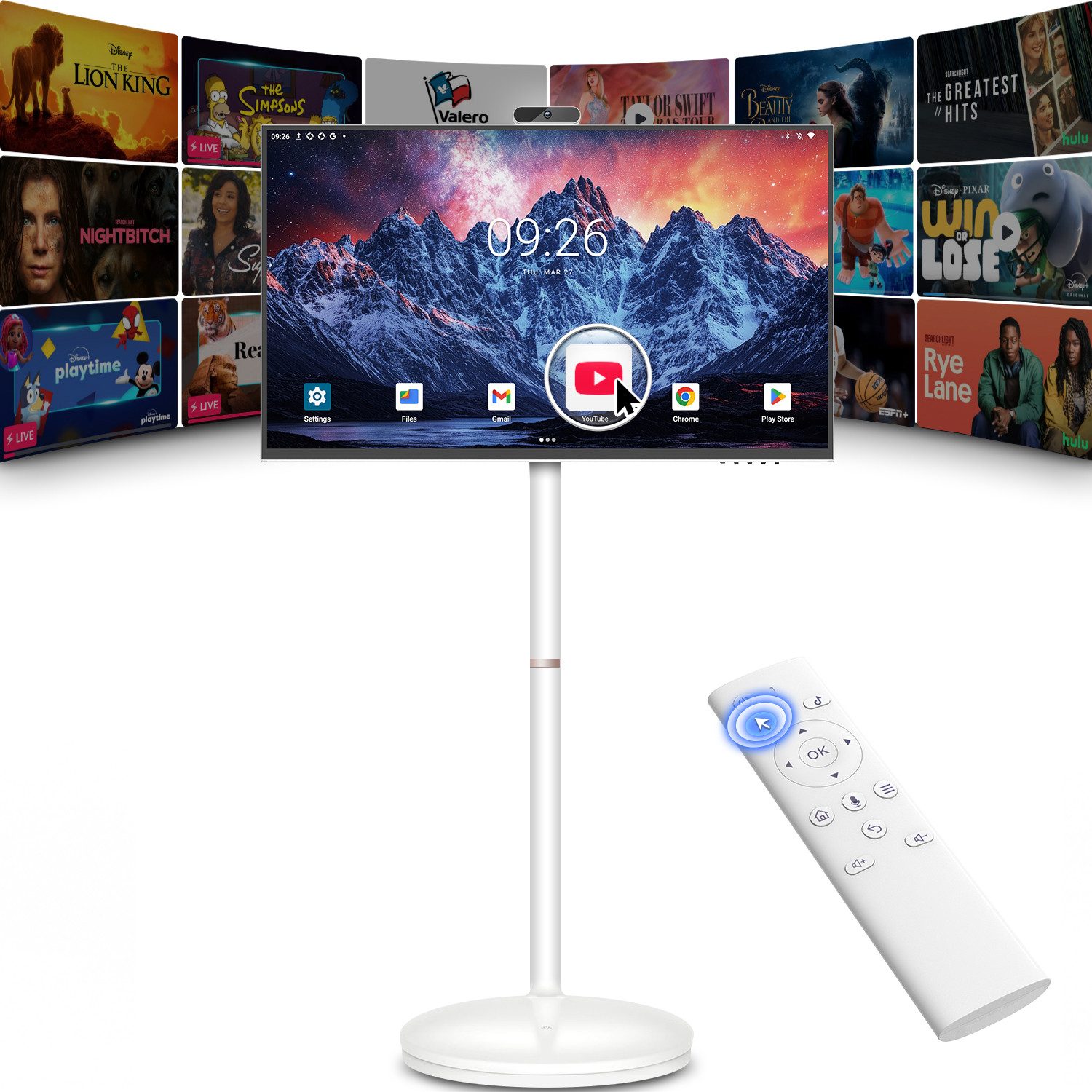 MESWAO MES-smart tv-g1 LED-Fernseher (32 Zoll, 4K Ultra HD, Smart-TV)