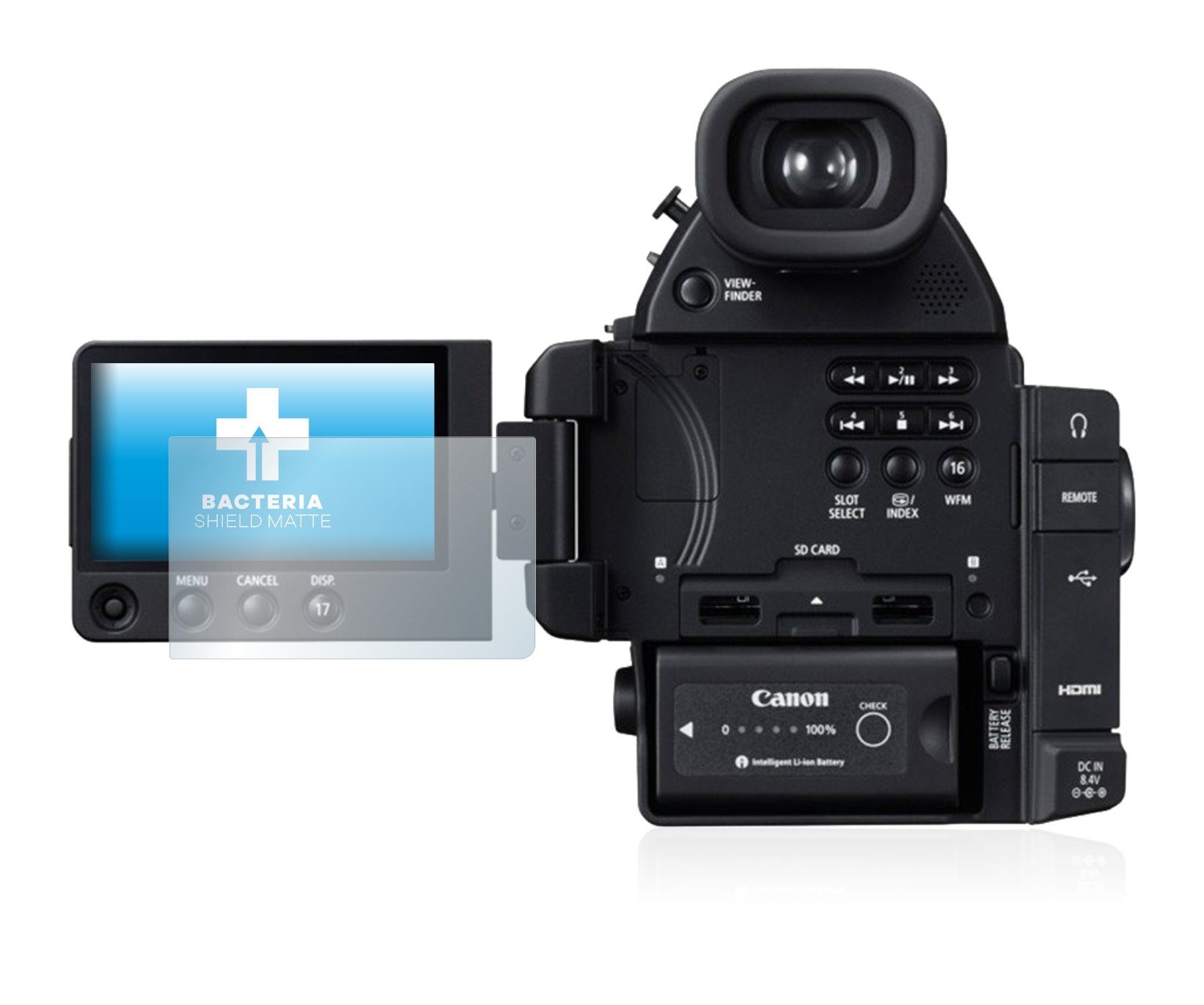 6x Displayschutzfolie Canon Cinema EOS C100 Mark II Schutzfolie Displayfolie 