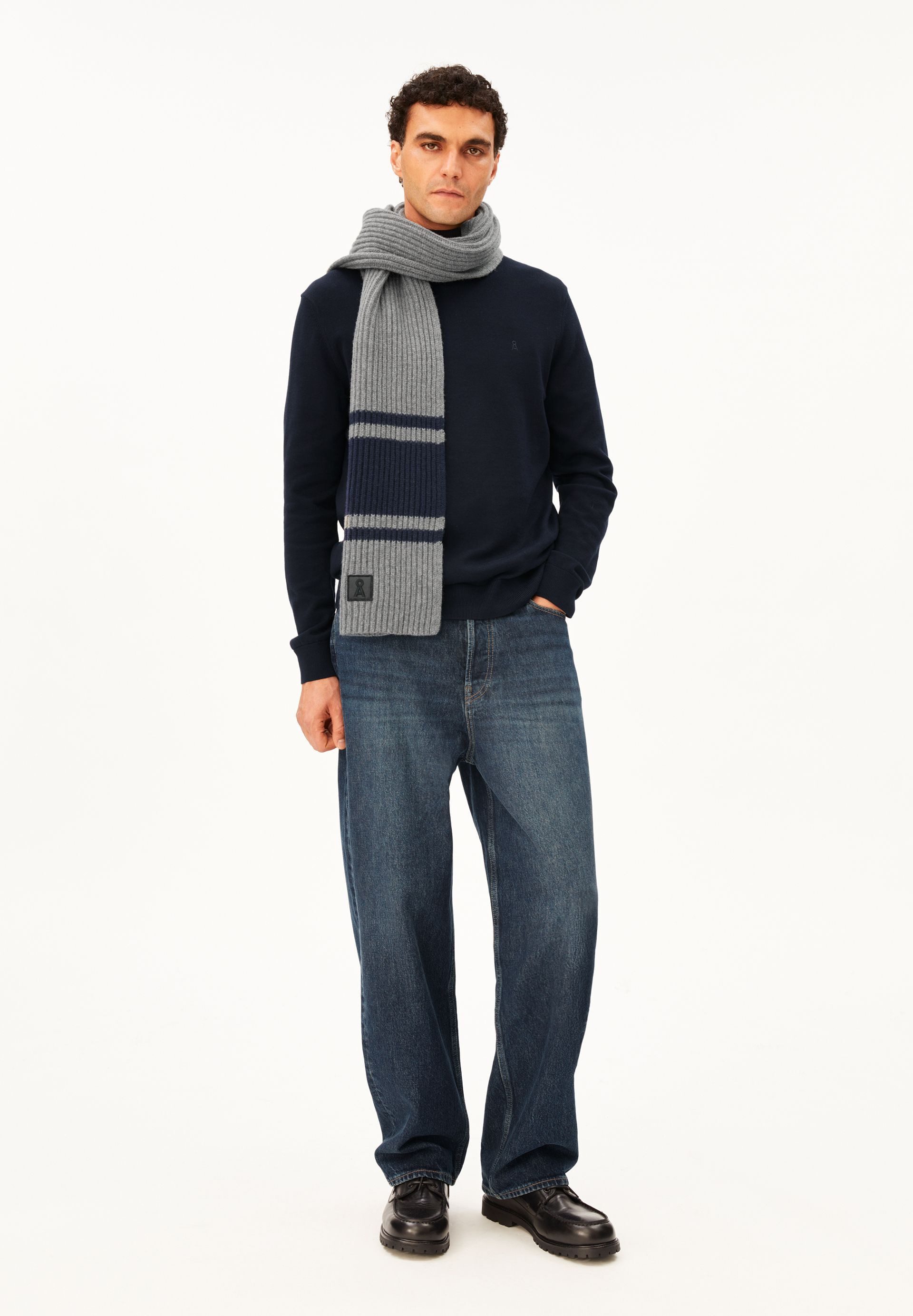 Armedangels Schal STRIPE REC WOOL Unisex