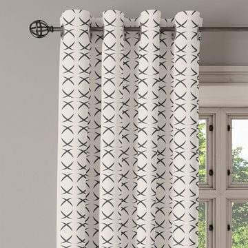 Gardine Dekorative 2-Panel-Fenstervorhänge für Schlafzimmer Wohnzimmer, Abakuhaus, Geometrisch Halbkreis Geometric