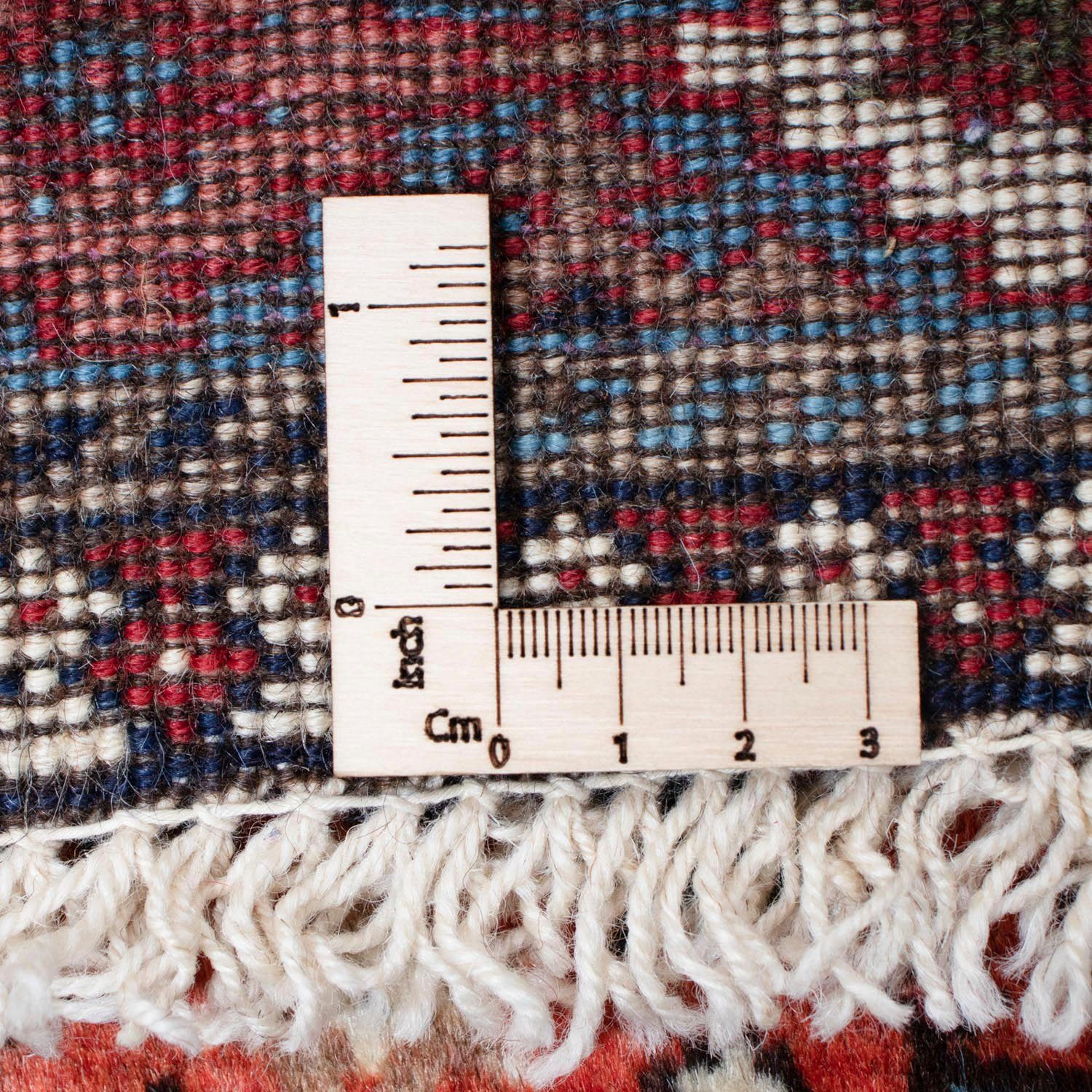 Moud 198 scuro morgenland, rechteckig, 295 mit Zertifikat mm, Felder Unikat Rosso Höhe: Wollteppich x cm, 10