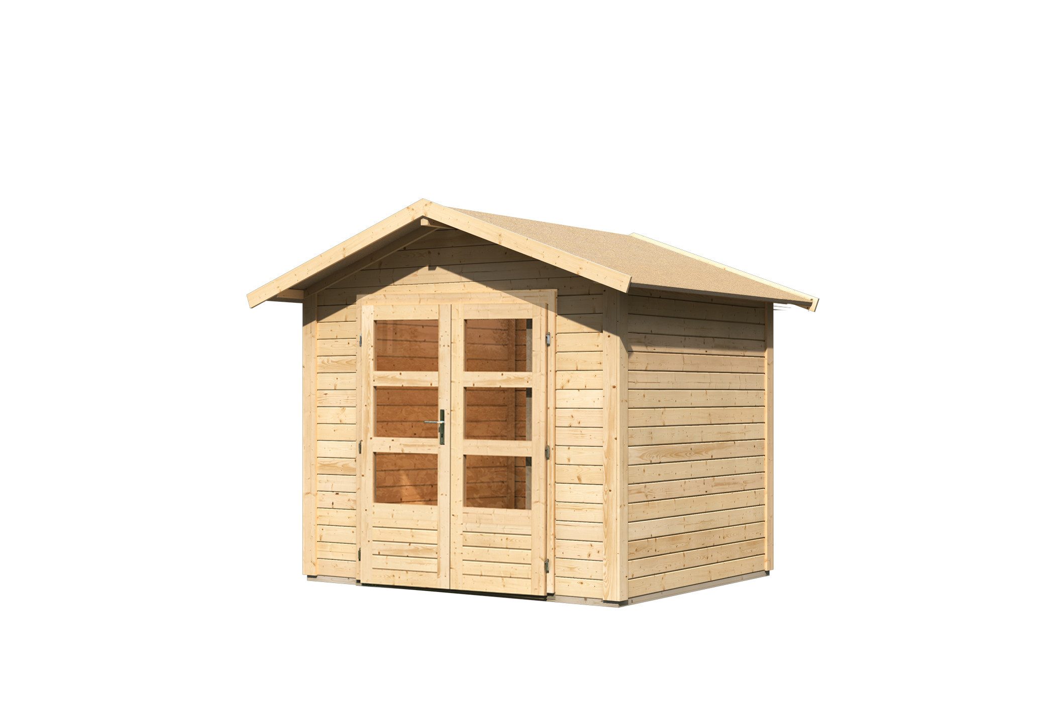 Thumbnail - Karibu Gartenhaus Talkau 3 aus naturbelassenem Fichtenholz, BxT: 270x234 cm, Grundfläche: 8,4m², aus naturbelassenem Fic...