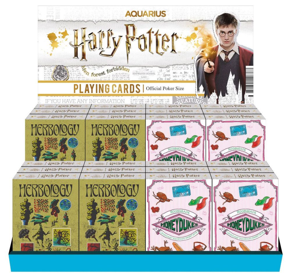 Aquarius Spielesammlung Harry Potter Spielkarten Display (24)