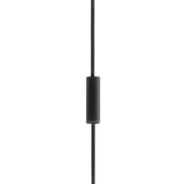 Thomson In Ear Kopfhörer mit Kabel und Geräuschunterdrückung, Mikrofon Schwarz In-Ear-Kopfhörer (Geräuschisolierung, Leichtes Headset, 3,5-mm-Klinkenstecker)