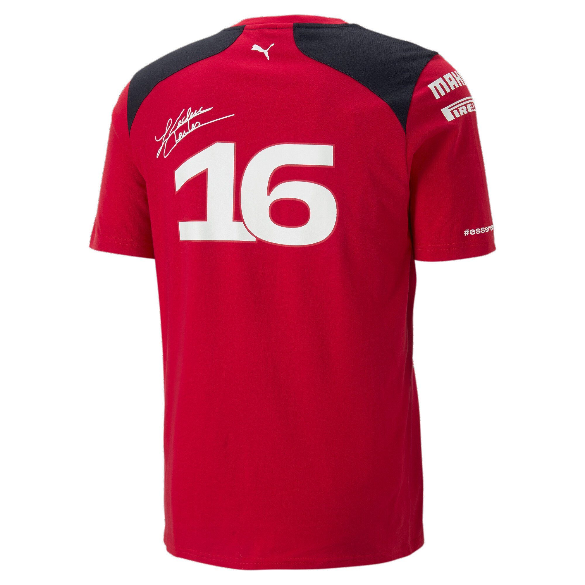 Herren T-Shirt Scuderia PUMA Ferrari T-Shirt 2023 Leclerc Charles