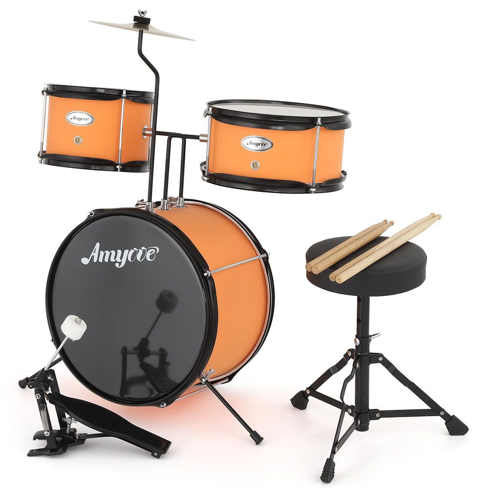 GarveeMore Bass Drum Trommel Set für Kinder 3 Trommel Akustische Trommel Set