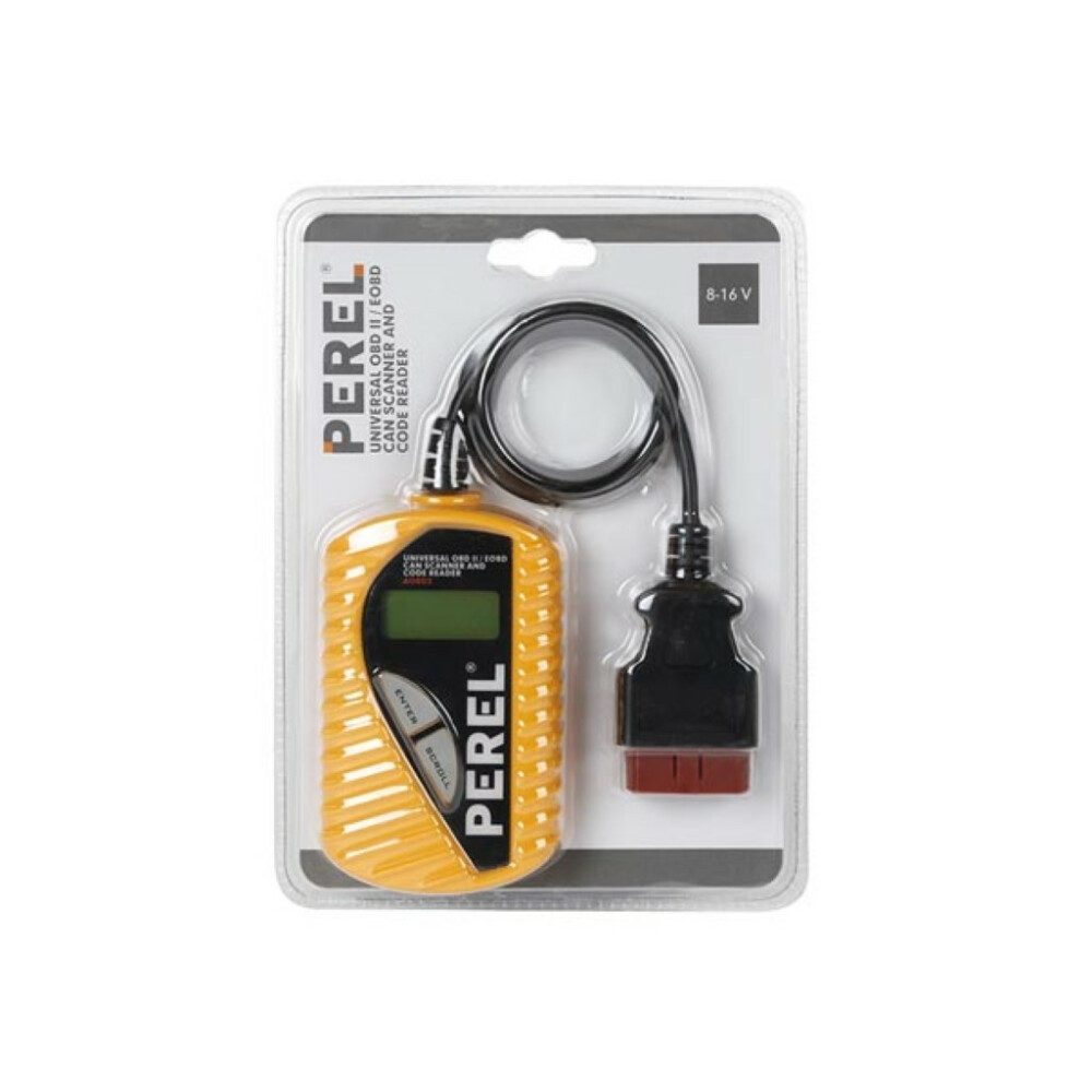 PEREL Kfz-Diagnosegerät Universeller OBD II / EOBD Dosenleser und Codeleser, 1-tlg.