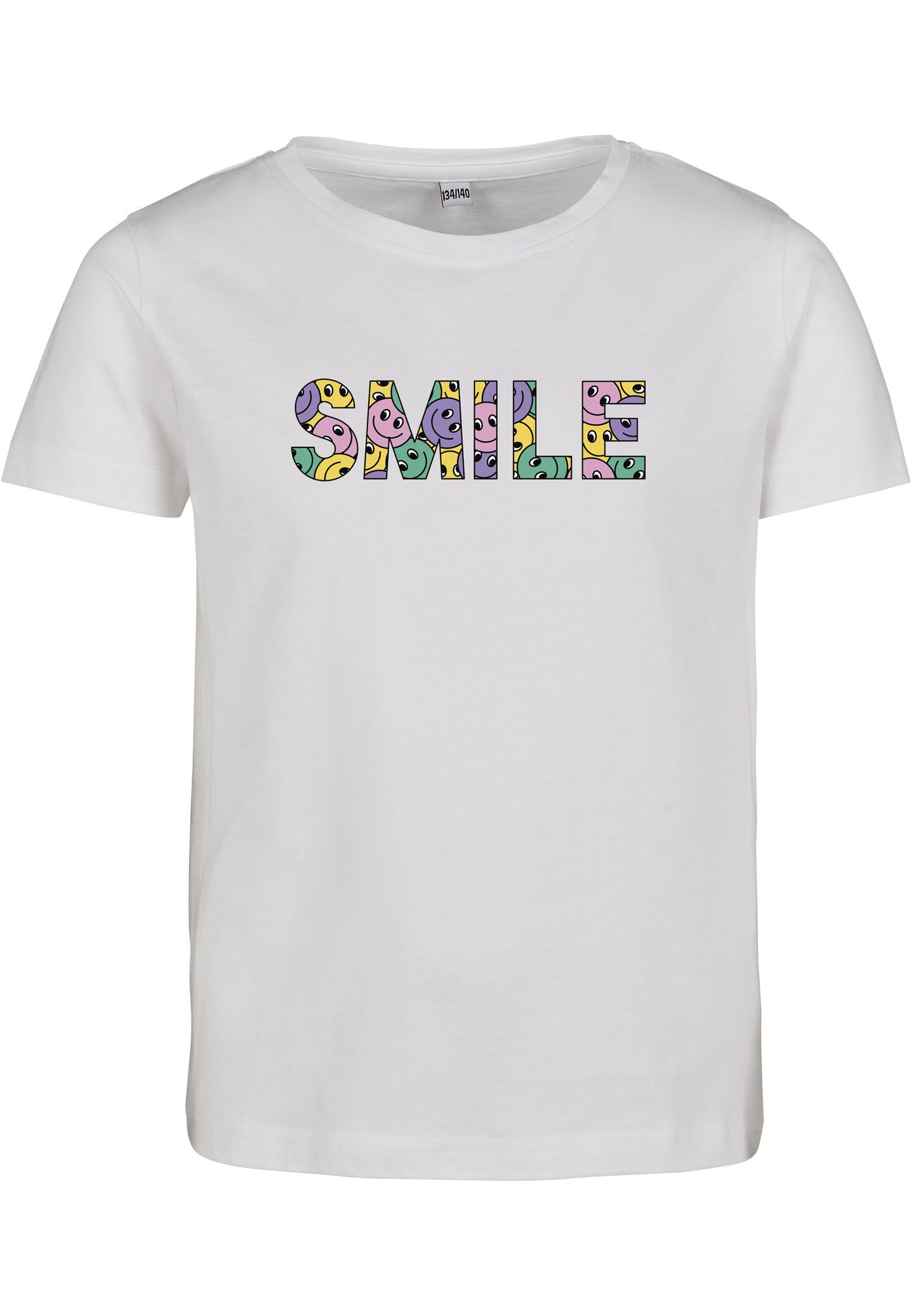 Short (1-tlg) Smile Colorful Kids MisterTee Sleeve Kinder Kurzarmshirt Tee