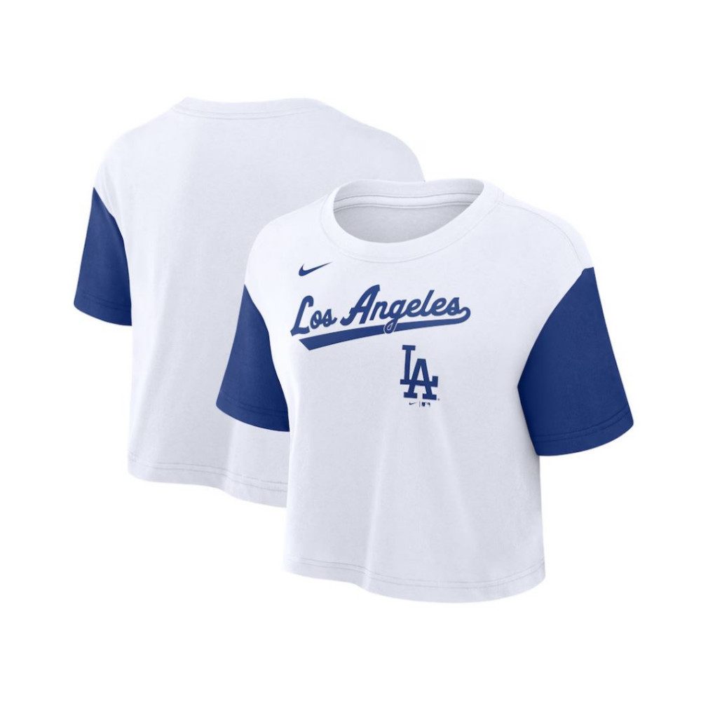Los Angeles Dodgers Los Angeles Dodgers Womens MLB Cropped T-Shirt