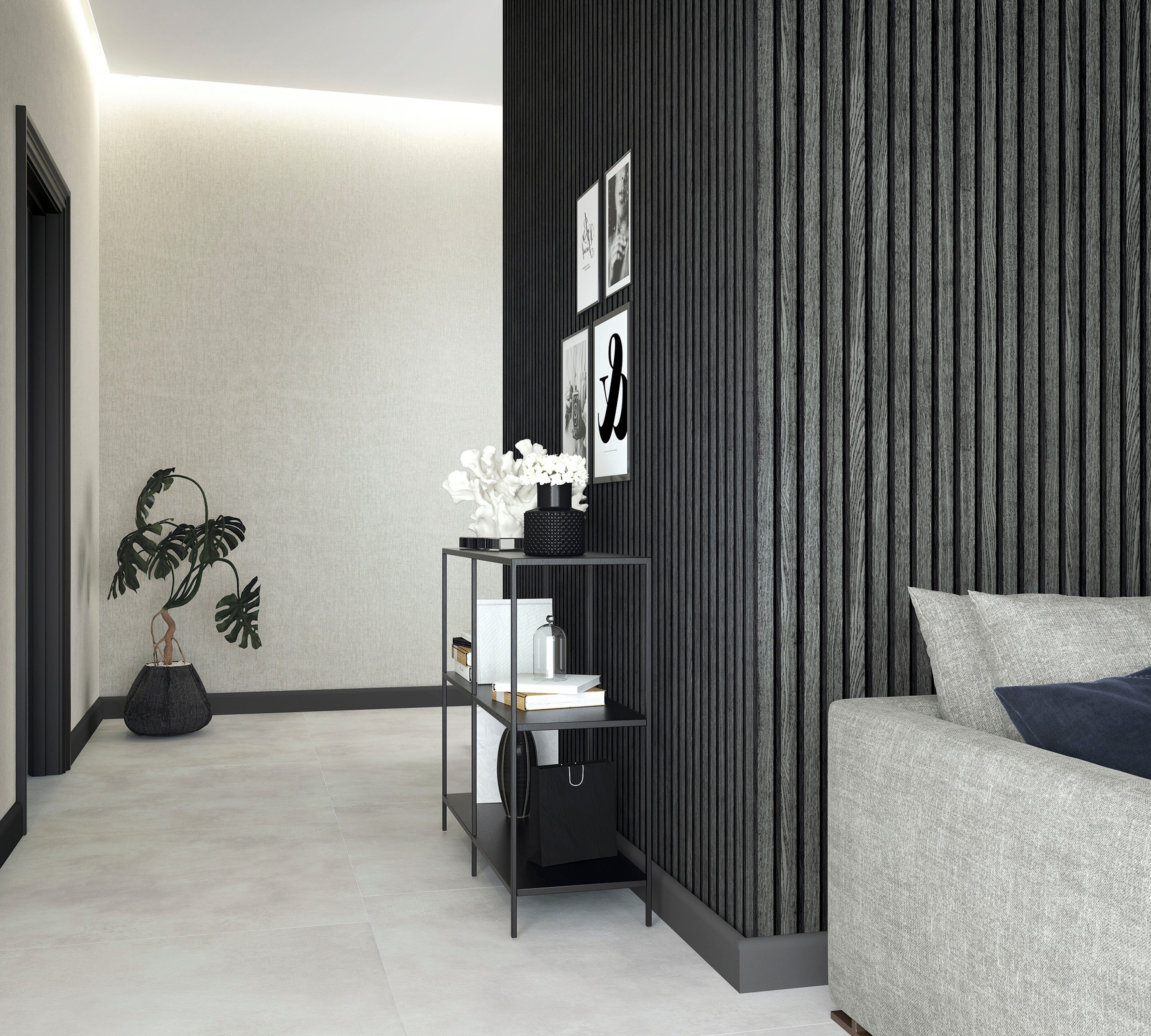 Vliestapete Marburg Timber, moderne für Wohnzimmer matt, Küche 3D Schlafzimmer Vliestapete schwarz geprägt,