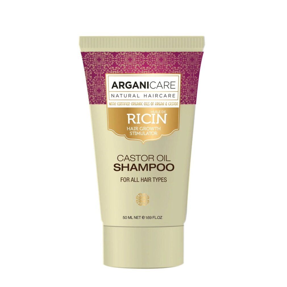 Arganicare Haarpflege-Set, Rizinusöl, Haarshampoo, zur Wachstumsstimulation