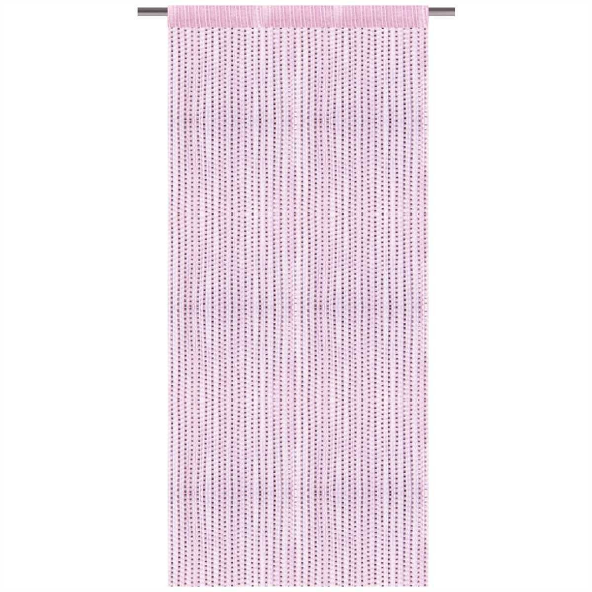 Bestlivings Fadenvorhang, Stangendurchzug, halbtransparent, Fadengardine mit Stangendurchzug (90 x 200cm bis 300 x 250cm)