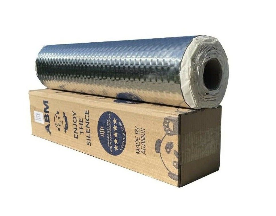 Rollladenkastendämmung Alubutyl 2,0 mm 50 x 400 cm silber
