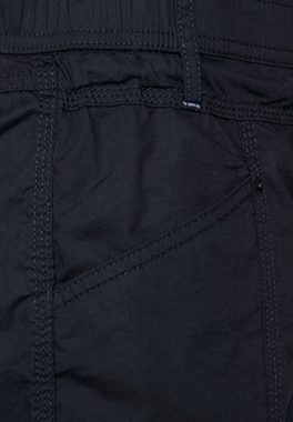 Cecil Shorts Cecil Casual Fit Shorts in Carbon Grey (1-tlg) Tunnelzugbändchen