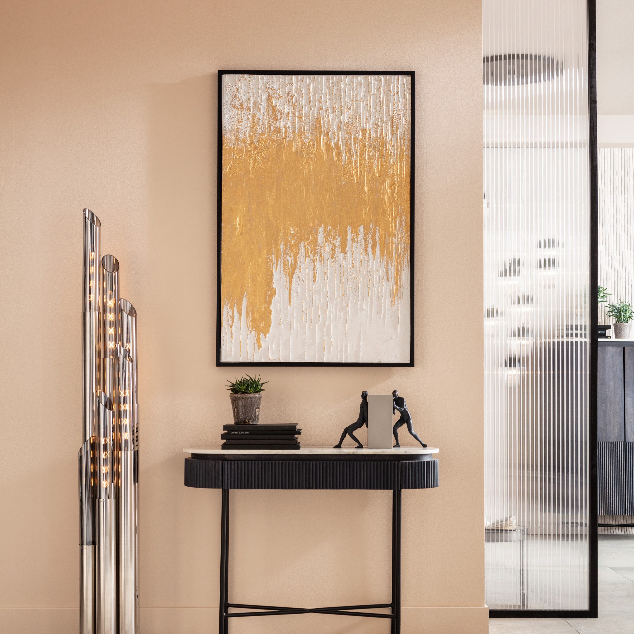 Kare Design Bild mit Rahmen Gerahmtes Bild Abstract günstig online kaufen