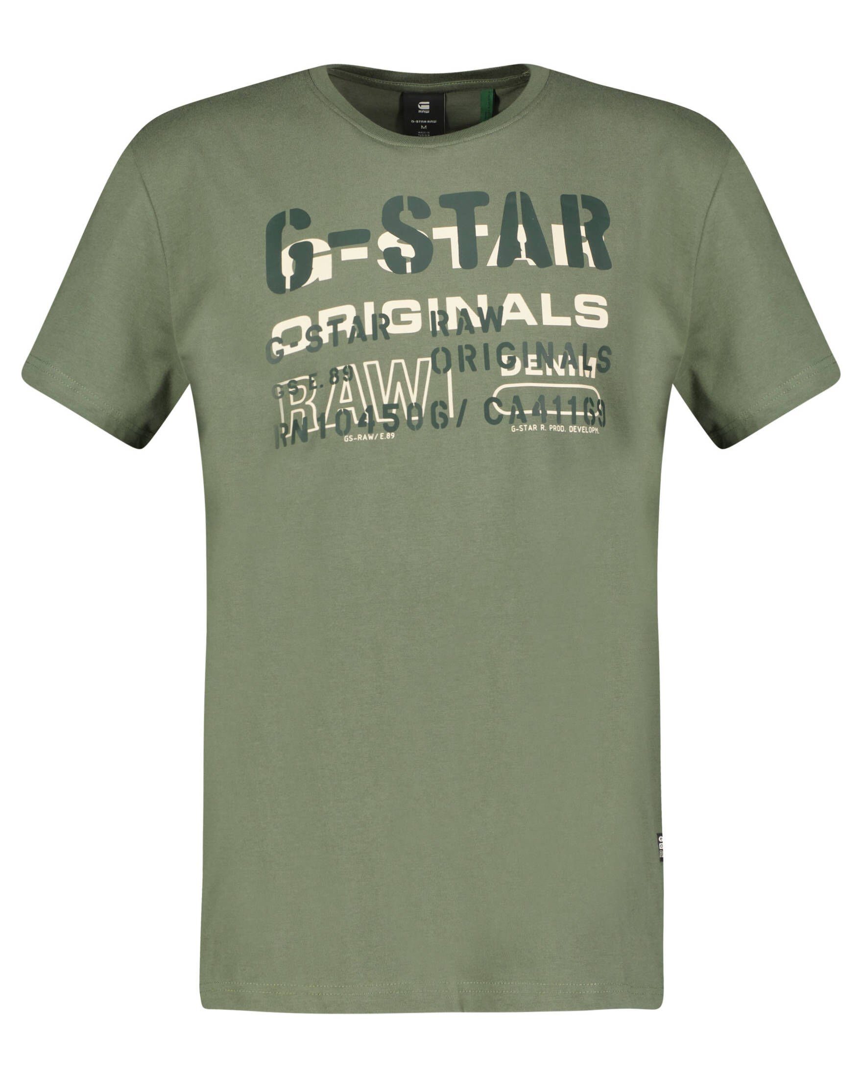 STENCIL T-Shirt G-Star RAW (1-tlg) T-Shirt Herren