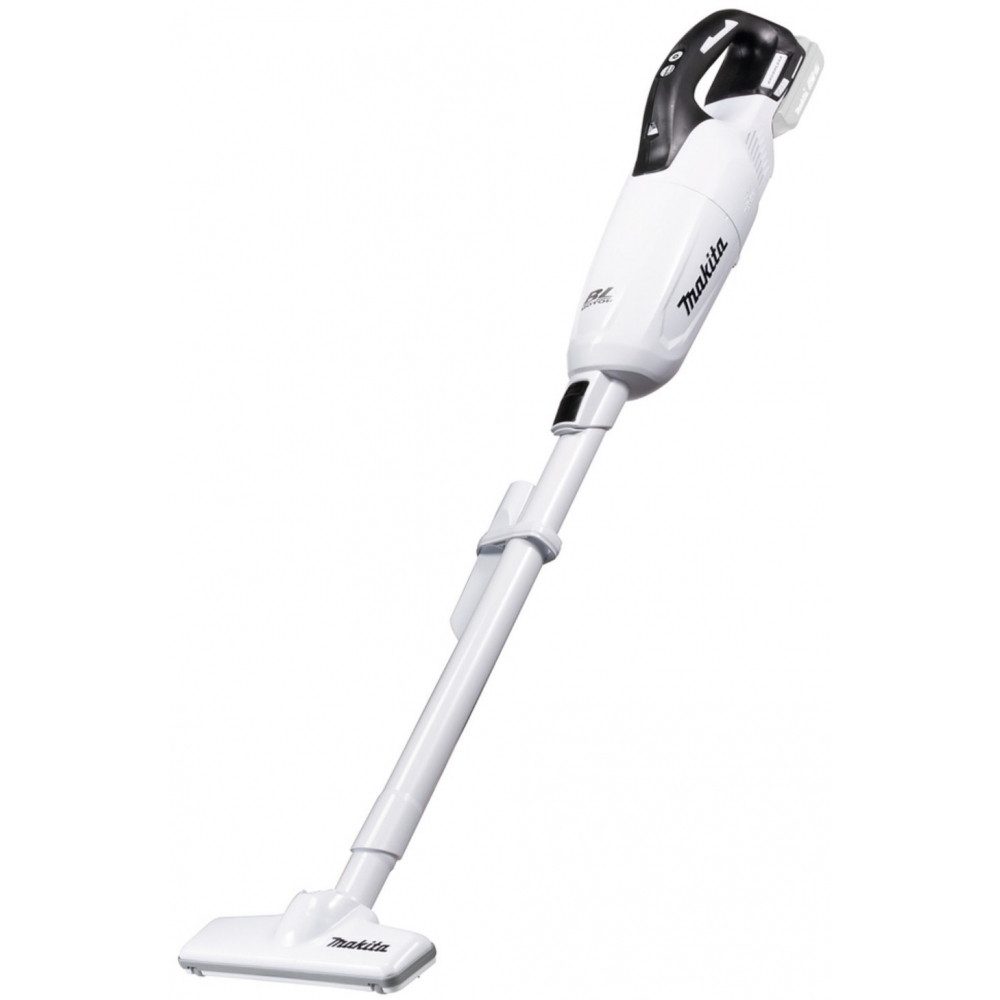 Makita Akku-Handstaubsauger Makita DCL281FZW Akku-Staubsauger für Böden und Autos., Hohe Saugkraft, bürstenloser Motor, drei Saugstufen