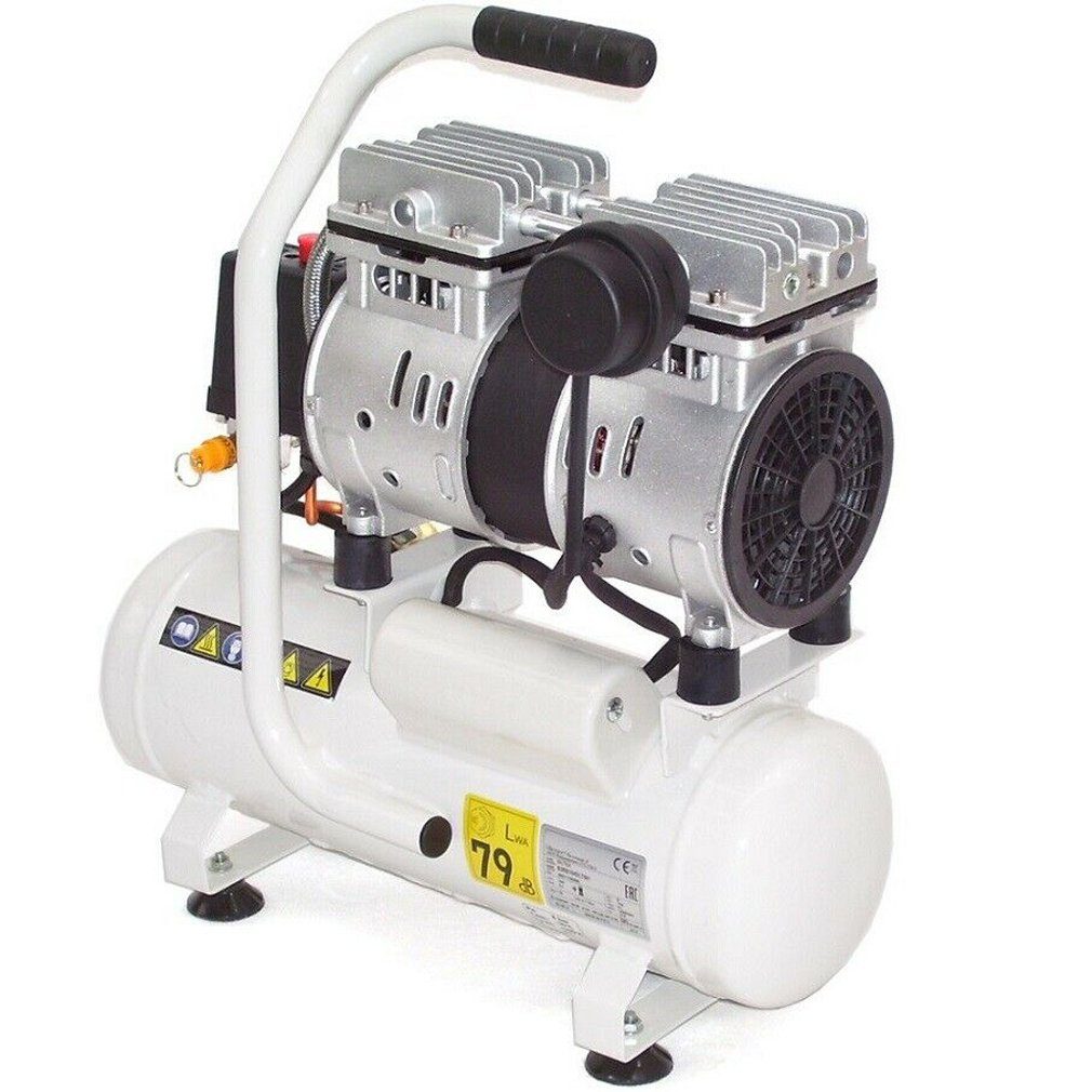 Apex Kompressor leise Druckluft Kompressor 40362 ölfrei 750W flüster Kompressor