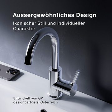 AM.PM Waschtischarmatur Waschbeckenarmatur X-Joy S Einhebel-Badezimmerarmatur (Mischbatterie) Waschtisch Badezimmer Badarmatur