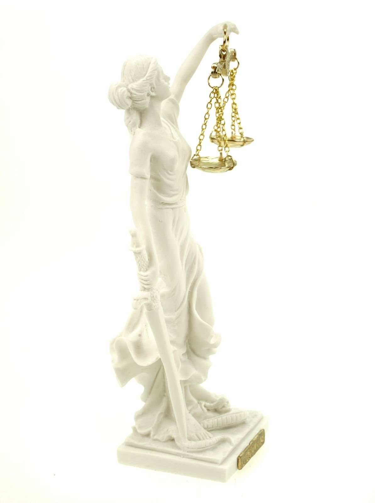 Dekofigur Göttin der cm 17 Schatzkiste Justitia Alabaster Kremers Gerechtigkeit