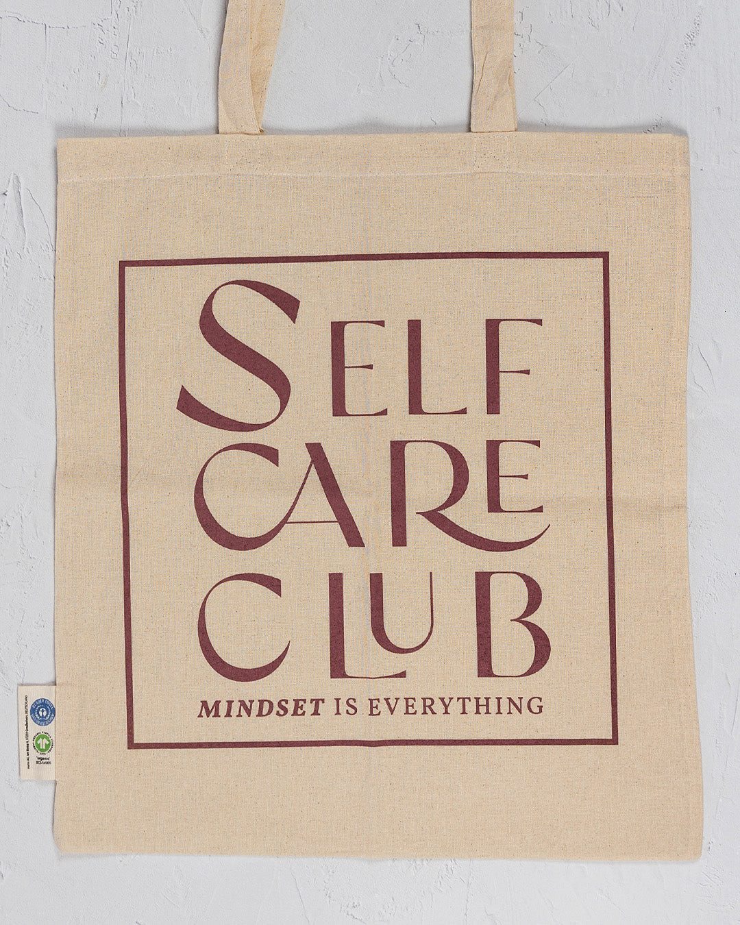 Oh Shanti Tragetasche Selfcare Club Jutebeutel Bio-Baumwolle, Nachhaltig produziert, vegan