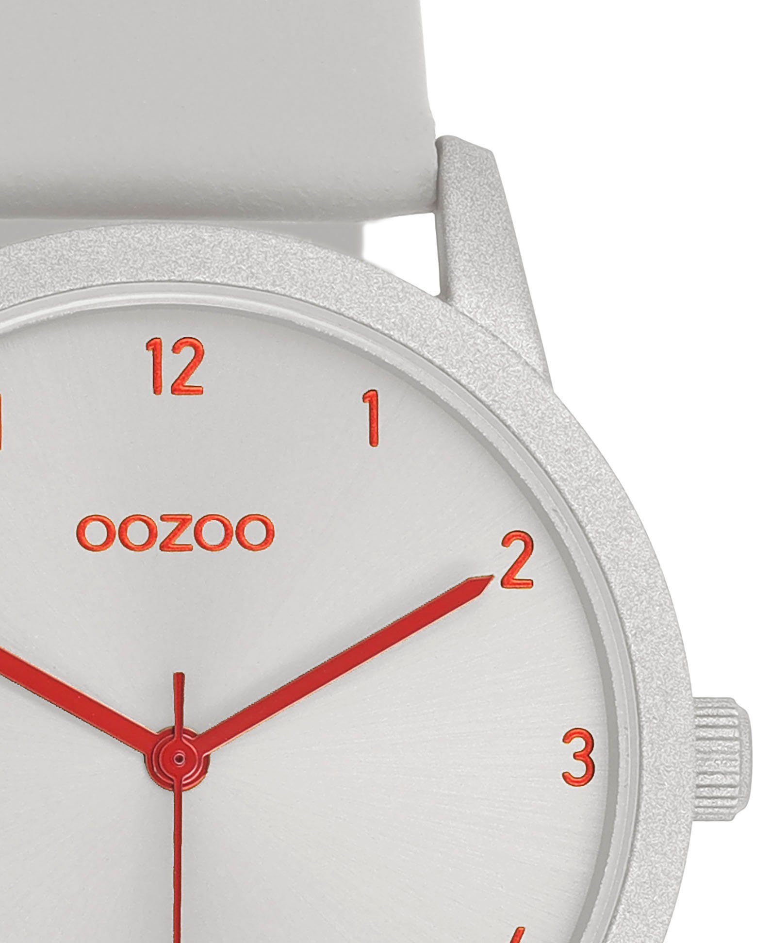 OOZOO Quarzuhr C11166, Armbanduhr, Damenuhr, Lederarmband günstig online kaufen