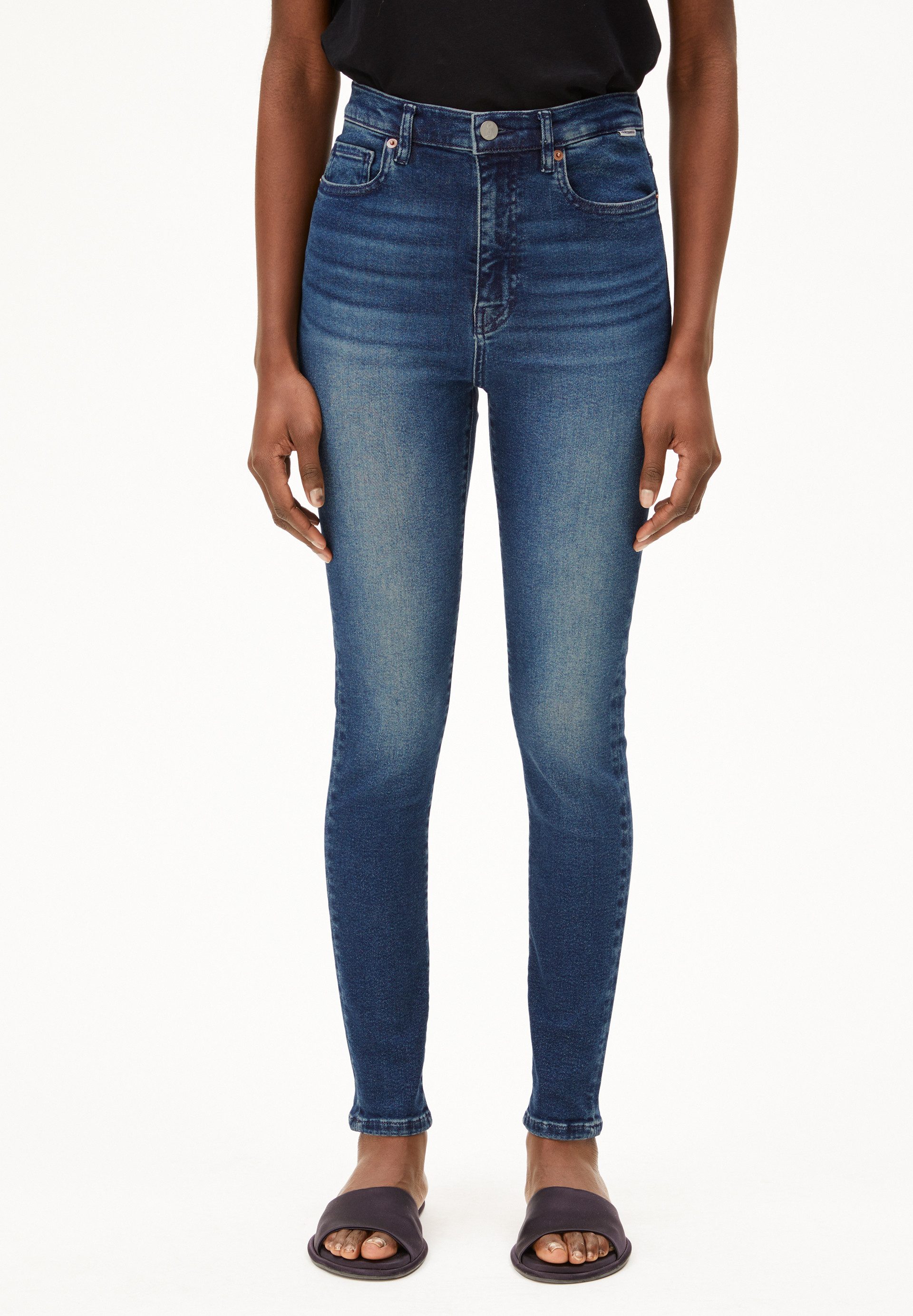 Armedangels Skinny-fit-Jeans INGAA (X-Stretch) High waist