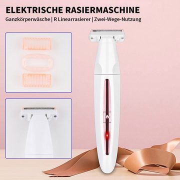 yozhiqu Rasiermesser Elektrorasierer Damen Haarentfernungsmaschine Rasierer, 1-tlg., Rasieren Sie den Intimbereich, die Beine und den ganzen Körper