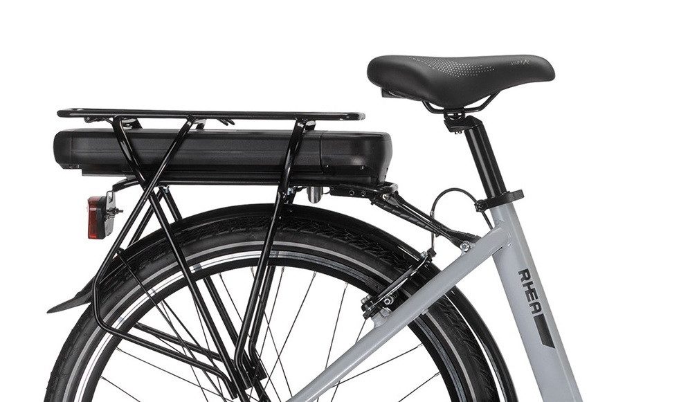 MBM E-Bike, 6 Gang Shimano, Kettenschaltung, Heckmotor, 518 Wh, Elektro-Citybike RHEA 26 Zoll