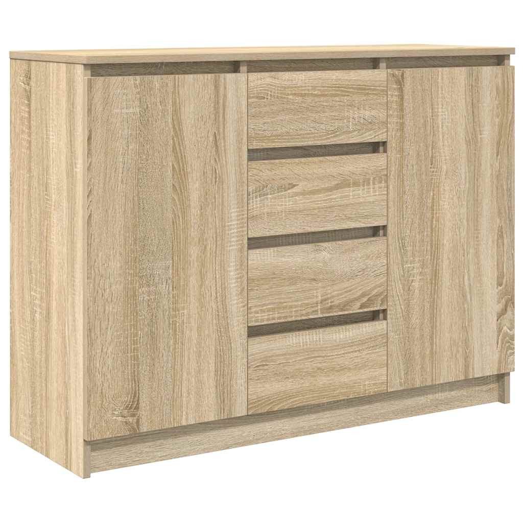vidaXL Sideboard Sideboard mit Schubladen Sonoma-Eiche günstig online kaufen
