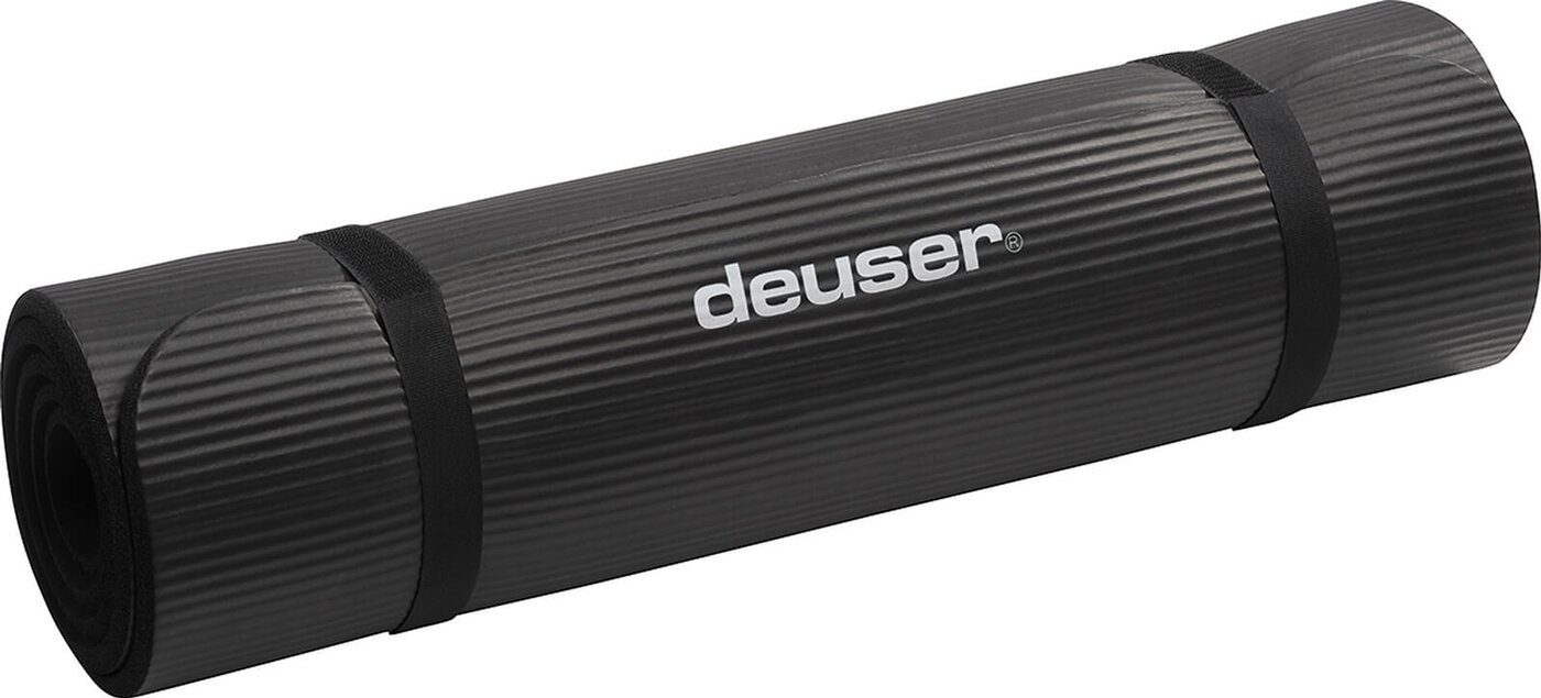 Fitnessmatte Deuser Fitness Matte schwarz