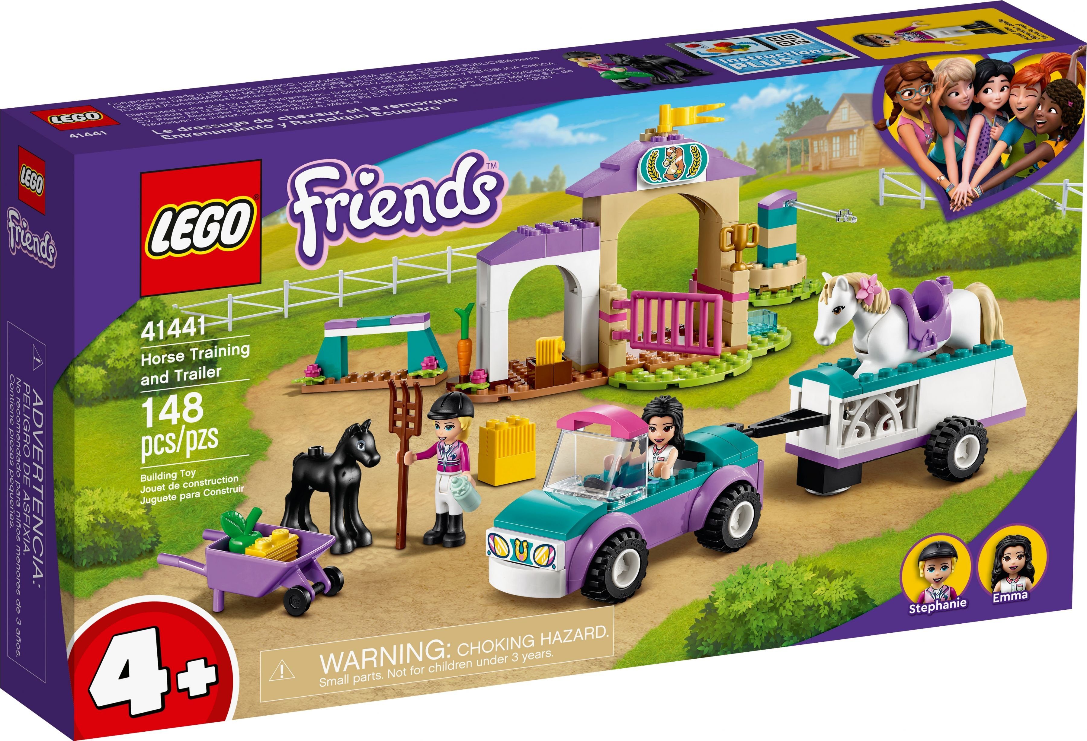 LEGO® LEGO® Friends 41441 Trainingskoppel und Pferdeanhänger Konstruktionss günstig online kaufen