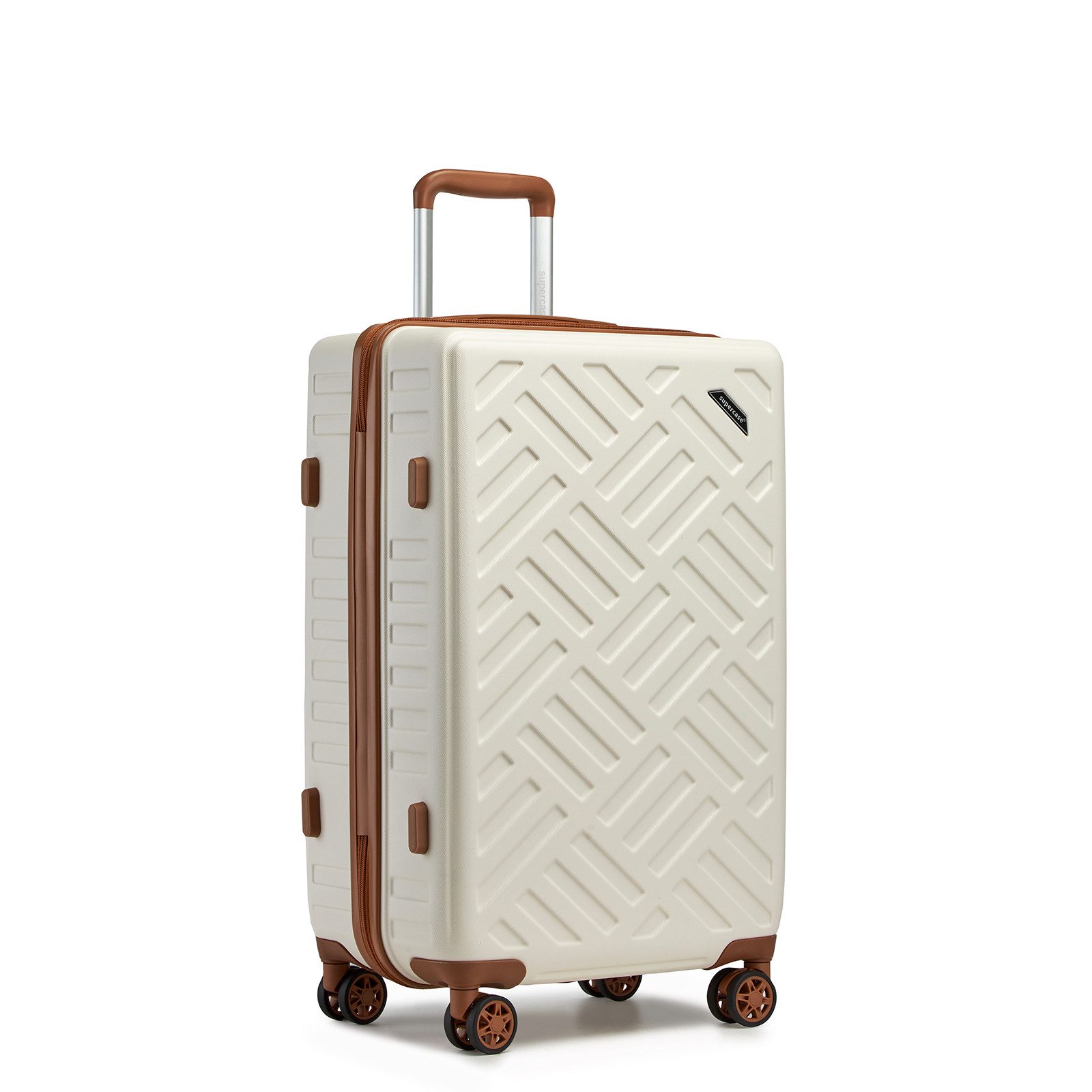 Supercase Trolley Leichter Hartschalenkoffer mit 4 günstig online kaufen