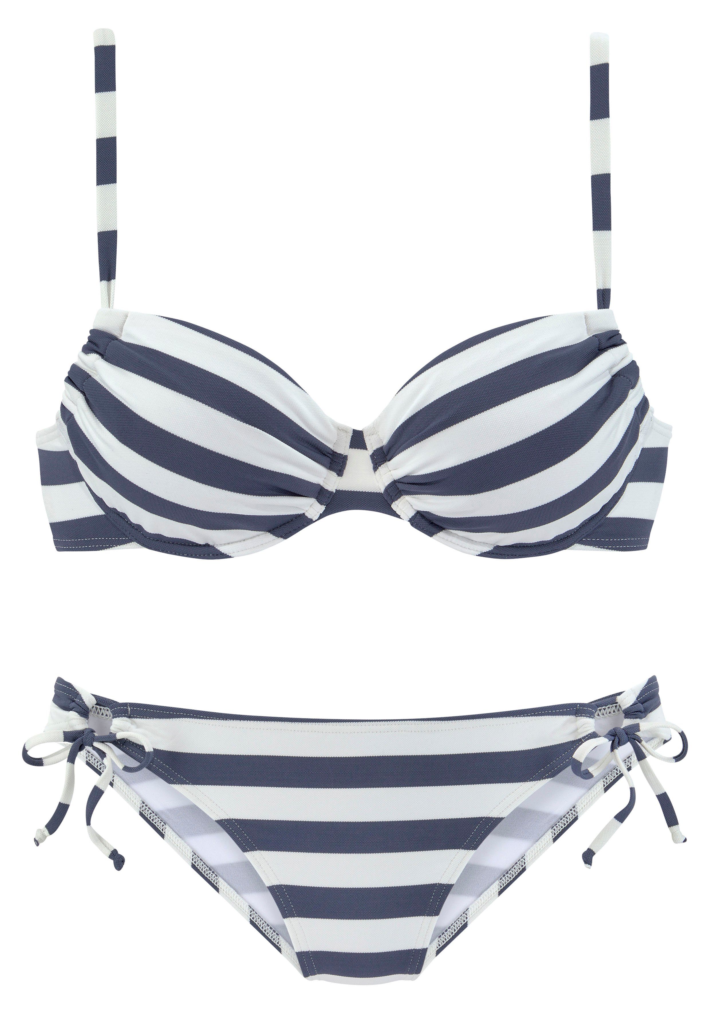 Venice Beach Bügel-Bikini mit gewebten Streifen günstig online kaufen