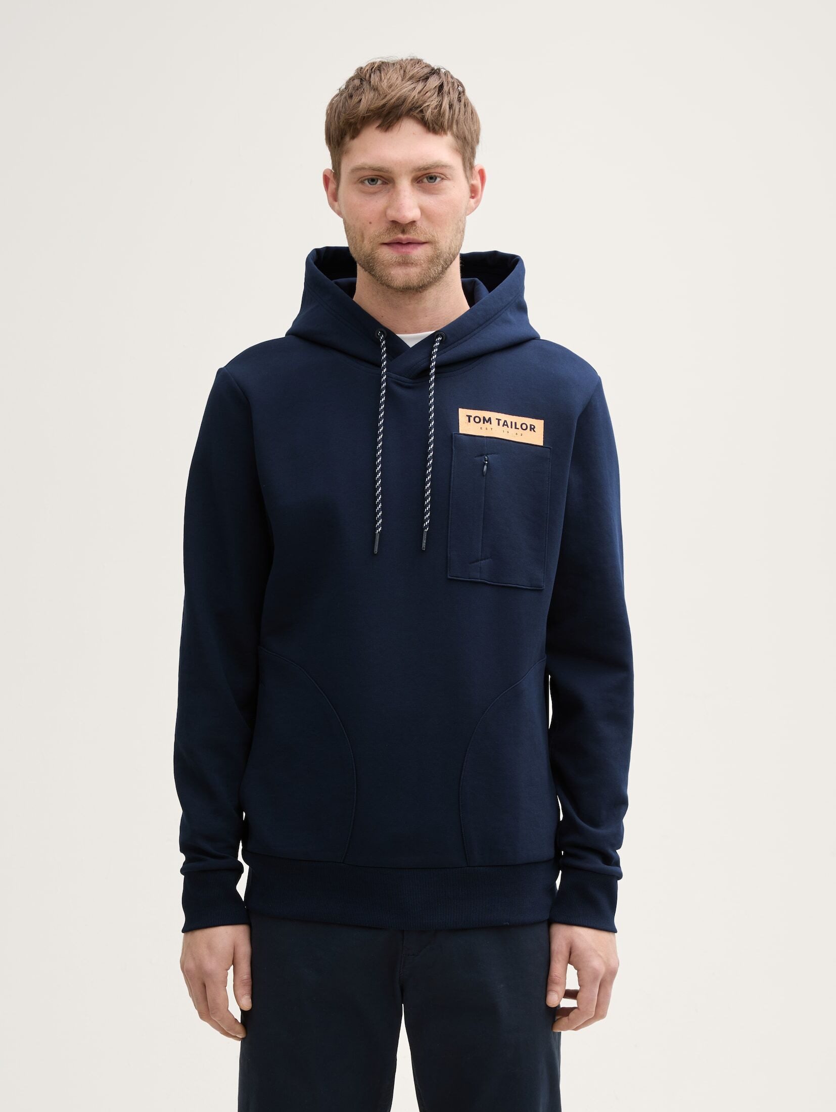 TOM TAILOR Sweatshirt Hoodie Sweatshirt mit Taschen Hoodie Sweatshirt mit Taschen