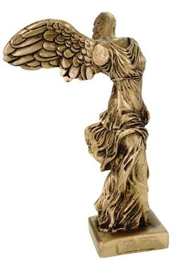 Kremers Schatzkiste Dekofigur Alabaster Nike Siegesgöttin von Samothrake Figur Skulptur 20 cm gold