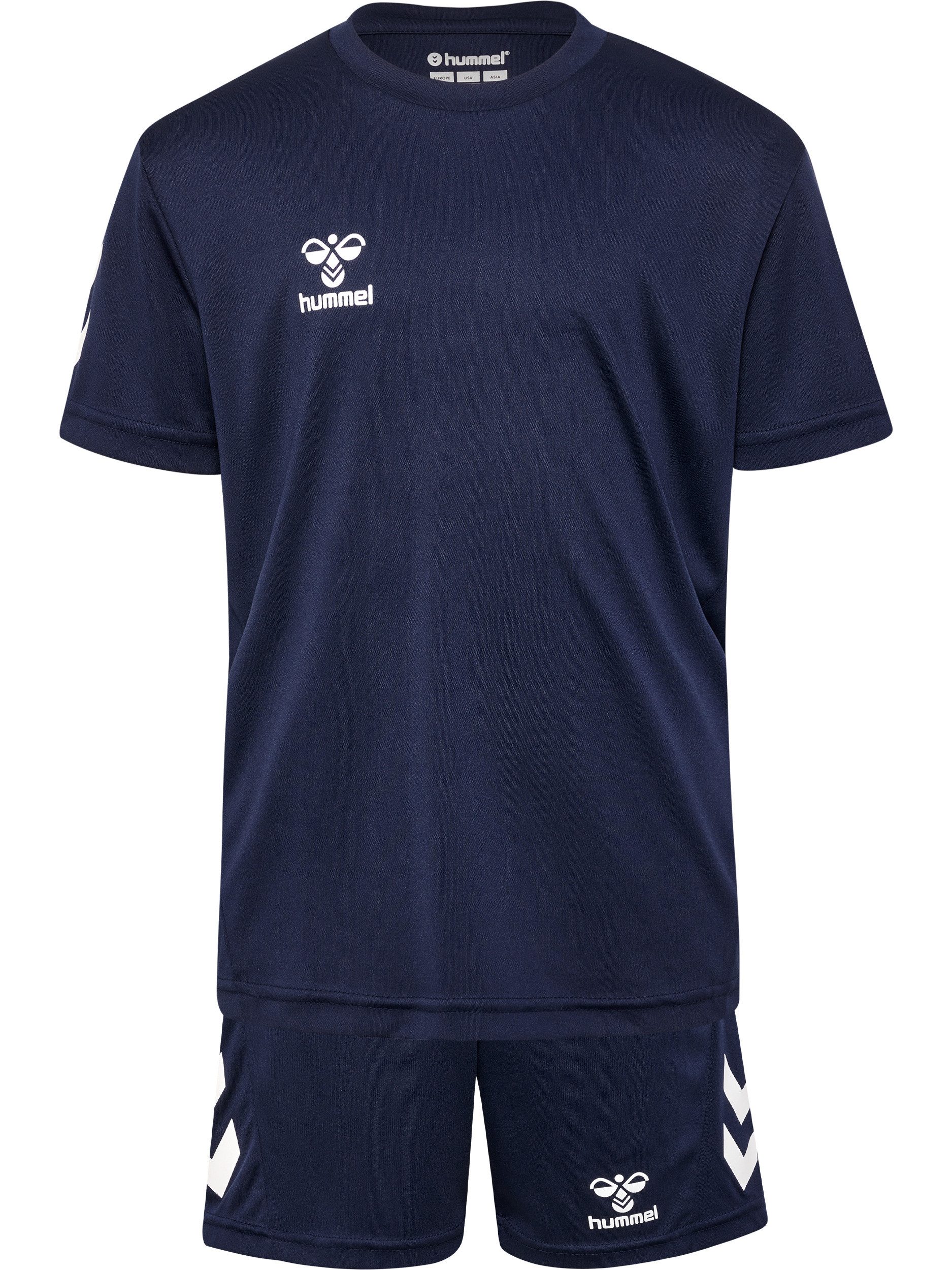 hummel T-Shirt & Shorts HMLLOGO SET KIDS (Set, 2-tlg., 2) 2-teiliges Set aus T-Shirt und Shorts, pflegeleicht, für Kinder – Bild 4 von 5
