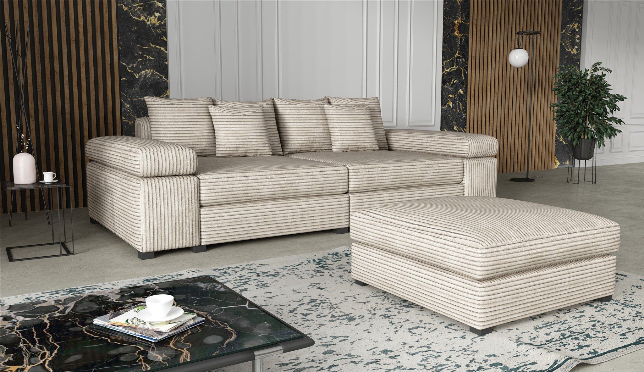 Fun Möbel Big-Sofa Couchgarnitur Megasofa Riesensofa günstig online kaufen